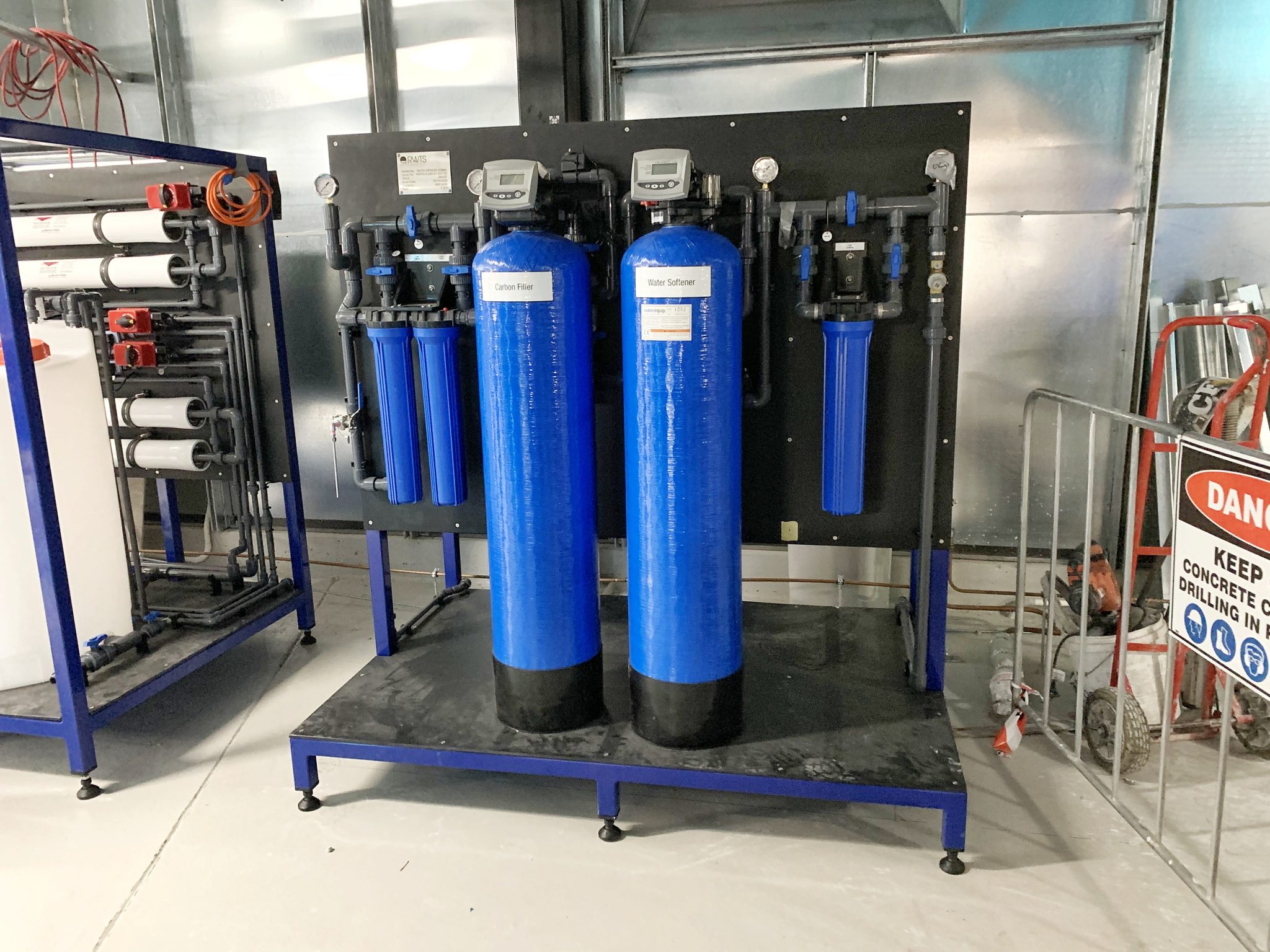 reverse osmosis, Griffith University Reverse Osmosis Water Treatment System